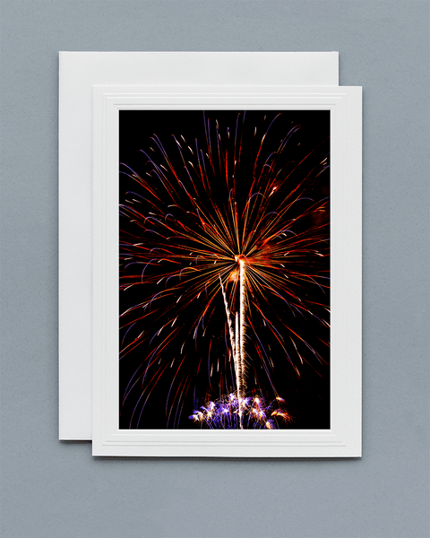 Lavilo™ Greeting Cards - Front Side Fireworks