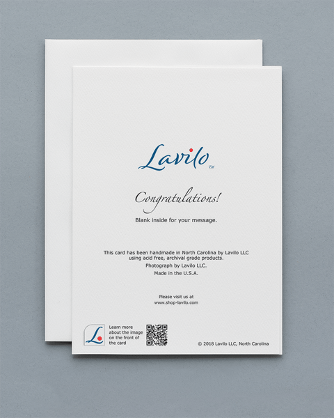 Lavilo™ Greeting Cards - Reverse Side with the Title CONGRATULATIONS!